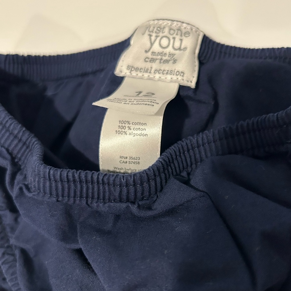 Carter’s Navy Blue Bloomers - Picture 2 of 3